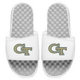 thumbnail image 1 of Men's ISlide White Georgia Tech Yellow Jackets Primary Logo Slide Sandals, 1 of 1
