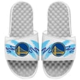 thumbnail image 1 of Men's ISlide White Golden State Warriors 90s Paper Cup Slide Sandals, 1 of 1