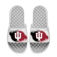 thumbnail image 1 of Men's ISlide  White Indiana Hoosiers Spray Paint Slide Sandals, 1 of 1