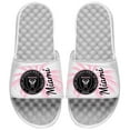 thumbnail image 1 of Men's ISlide White Inter Miami CF Tonal Palm Tree Slide Sandals, 1 of 1