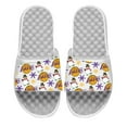 thumbnail image 1 of Men's ISlide White Los Angeles Lakers Holiday Pattern Slide Sandals, 1 of 1