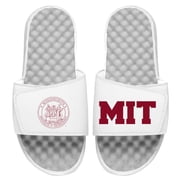 Mens ISlide White MIT Engineers Logo Seal Slide Sandals