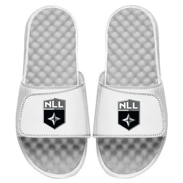 Men's ISlide White NLL Primary Logo Slide Sandals