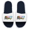 thumbnail image 1 of Men's ISlide White/Navy NASCAR Throwback Americana Slide Sandals, 1 of 1