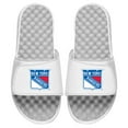 thumbnail image 1 of Men's ISlide White New York Rangers Primary Logo Slide Sandals, 1 of 1