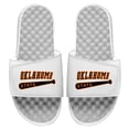 thumbnail image 1 of Men's ISlide White Oklahoma State Cowboys Baseball Wordmark Slide Sandals, 1 of 1