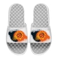 thumbnail image 1 of Men's ISlide White Phoenix Suns Spray Paint Slide Sandals, 1 of 1