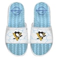 thumbnail image 1 of Men's ISlide  White Pittsburgh Penguins Ice Gel Slide Sandals, 1 of 1