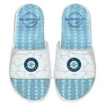 thumbnail image 1 of Men's ISlide  White Seattle Mariners Ice Gel Slide Sandals, 1 of 1