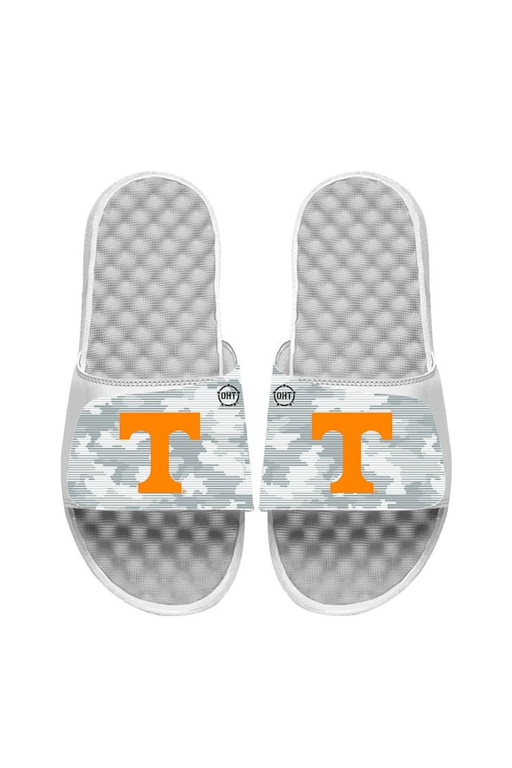 Men's ISlide White Tennessee Volunteers Camo Slide Sandals