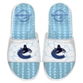 thumbnail image 1 of Men's ISlide  White Vancouver Canucks Ice Gel Slide Sandals, 1 of 1