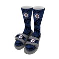 thumbnail image 1 of Men's  ISlide Winnipeg Jets Distressed Socks & Slide Sandals Bundle, 1 of 1