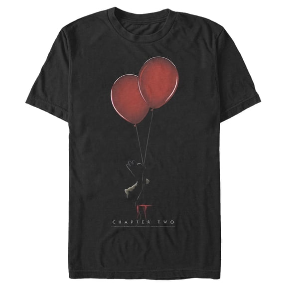 Men's IT Chapter Two Chapter Two Balloon Trick Graphic Tee Black X Large