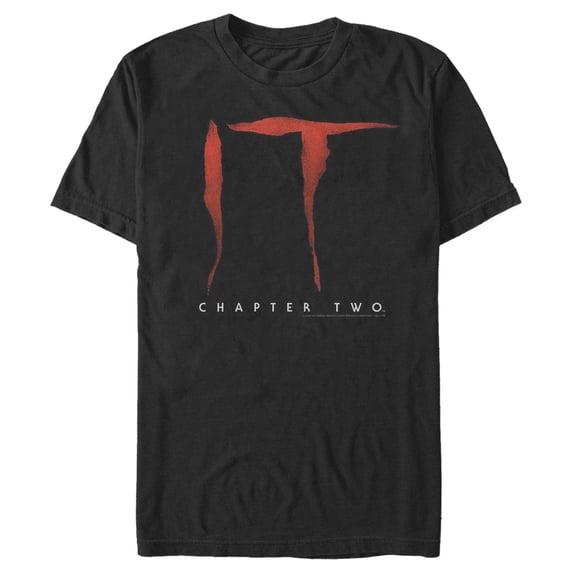 Men's IT Chapter Two Chapter Two Classic Logo Poster Graphic Tee Black 3X Large