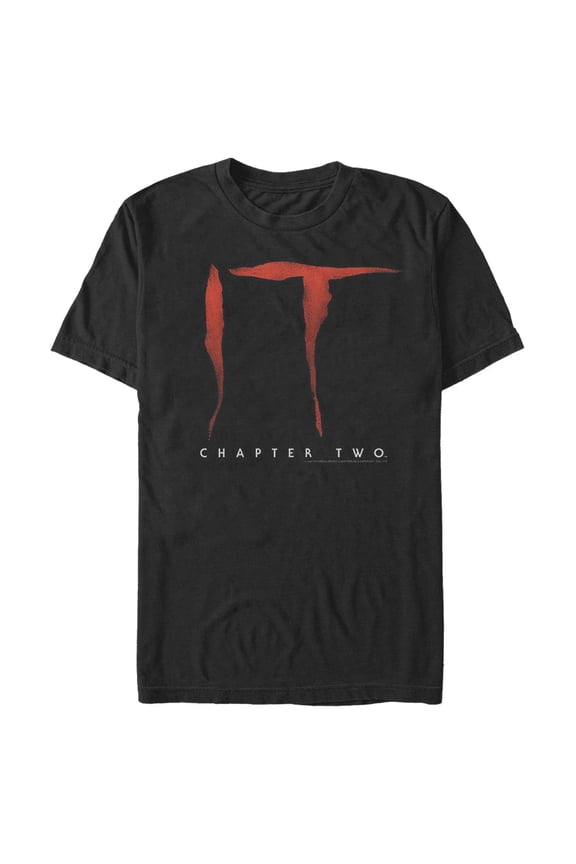 Men's IT Chapter Two Chapter Two Classic Logo Poster  Graphic Tee Black 3X Large