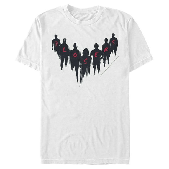 Men's IT Chapter Two Chapter Two Losers' Club Silhouettes Graphic Tee White Large
