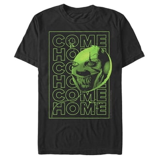 IT 2017 Pennywise Dripping Red Letters Men's Black T-shirt-XXL