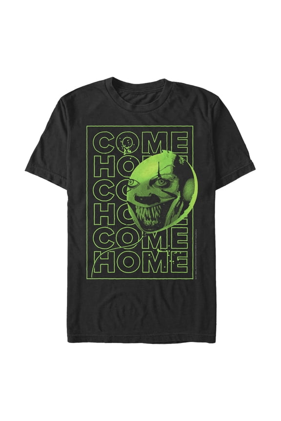 Men's IT Chapter Two Chapter Two Pennywise Come Home Graphic Tee Black X Large