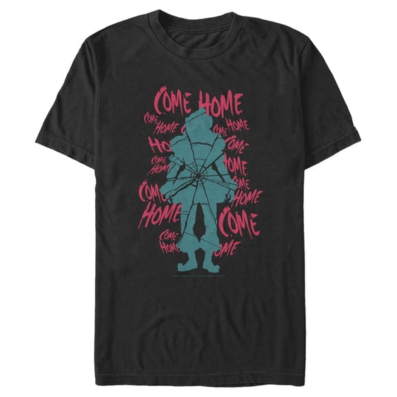 Men's IT Chapter Two Chapter Two Pennywise Shattered Home Graphic Tee Black Large