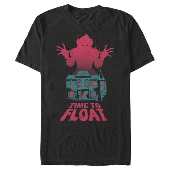 Men's IT Chapter Two Chapter Two Pennywise Time to Float Graphic Tee Black 2X Large