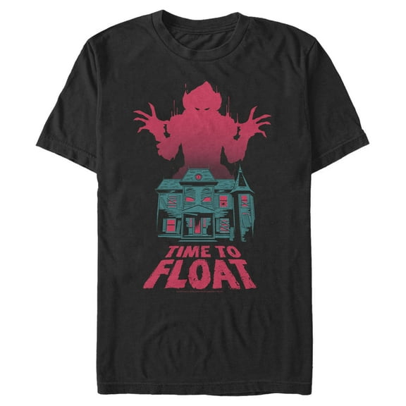 Men's IT Chapter Two Chapter Two Pennywise Time to Float Graphic Tee Black Large