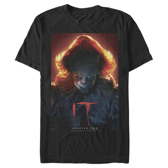 Men's IT Chapter Two Chapter Two Pennywise is Back  Graphic Tee Black Medium