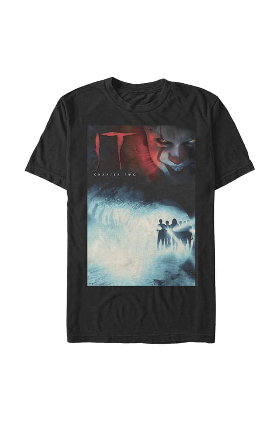 Men's IT Chapter Two Chapter Two Theatrical Poster Graphic Tee Black Small