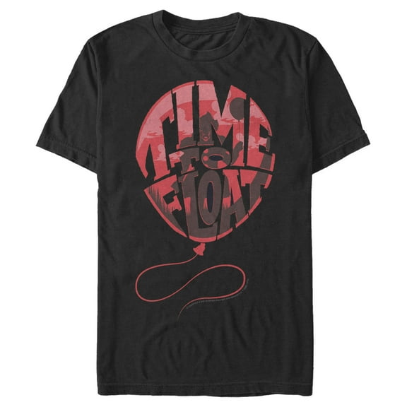 Men's IT Chapter Two Chapter Two Time to Float Balloon Graphic Tee Black Large