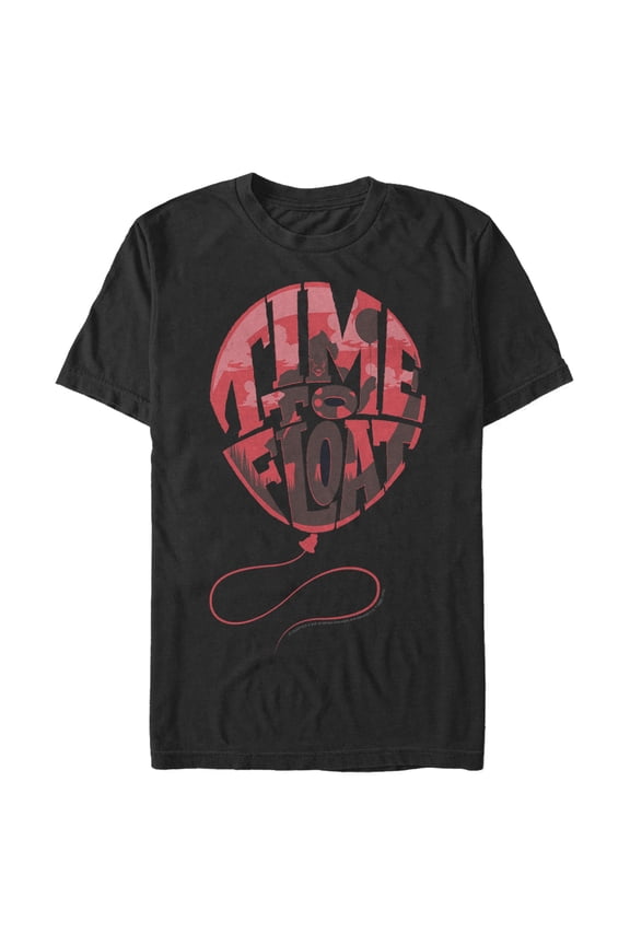 Men's IT Chapter Two Chapter Two Time to Float Balloon Graphic Tee Black Medium