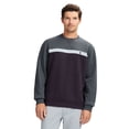 thumbnail image 1 of Men's IZOD Advantage Performance Fleece Crewneck Color: Carbon Colorblock Size: XXL, 1 of 4