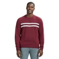 thumbnail image 1 of Men's IZOD Classic Crewneck Sweater Color: Maroon Chest Stripe Size: XL, 1 of 4