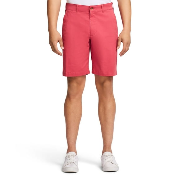 Men's IZOD Saltwater 9.5-in. Flat Front Shorts Color: Saltwater Red Size: 42