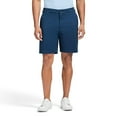thumbnail image 1 of Men's IZOD Saltwater 9.5-Inch Flat Front Chino Short Color: Cadet Navy Size: 32, 1 of 4