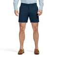 thumbnail image 1 of Men's IZOD Saltwater 7-Inch Flat Front Chino Shorts Color: Cadet Navy Size: 44, 1 of 4