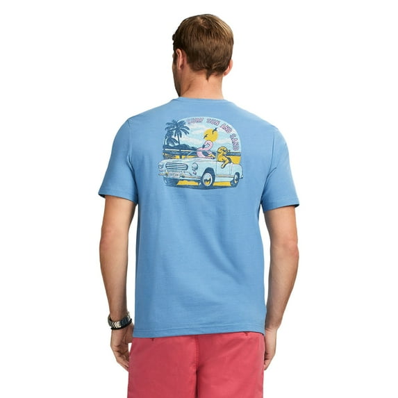 Men's IZOD Saltwater Soft Wash Short Sleeve Graphic Tee Color: Oh Yeah Size: S