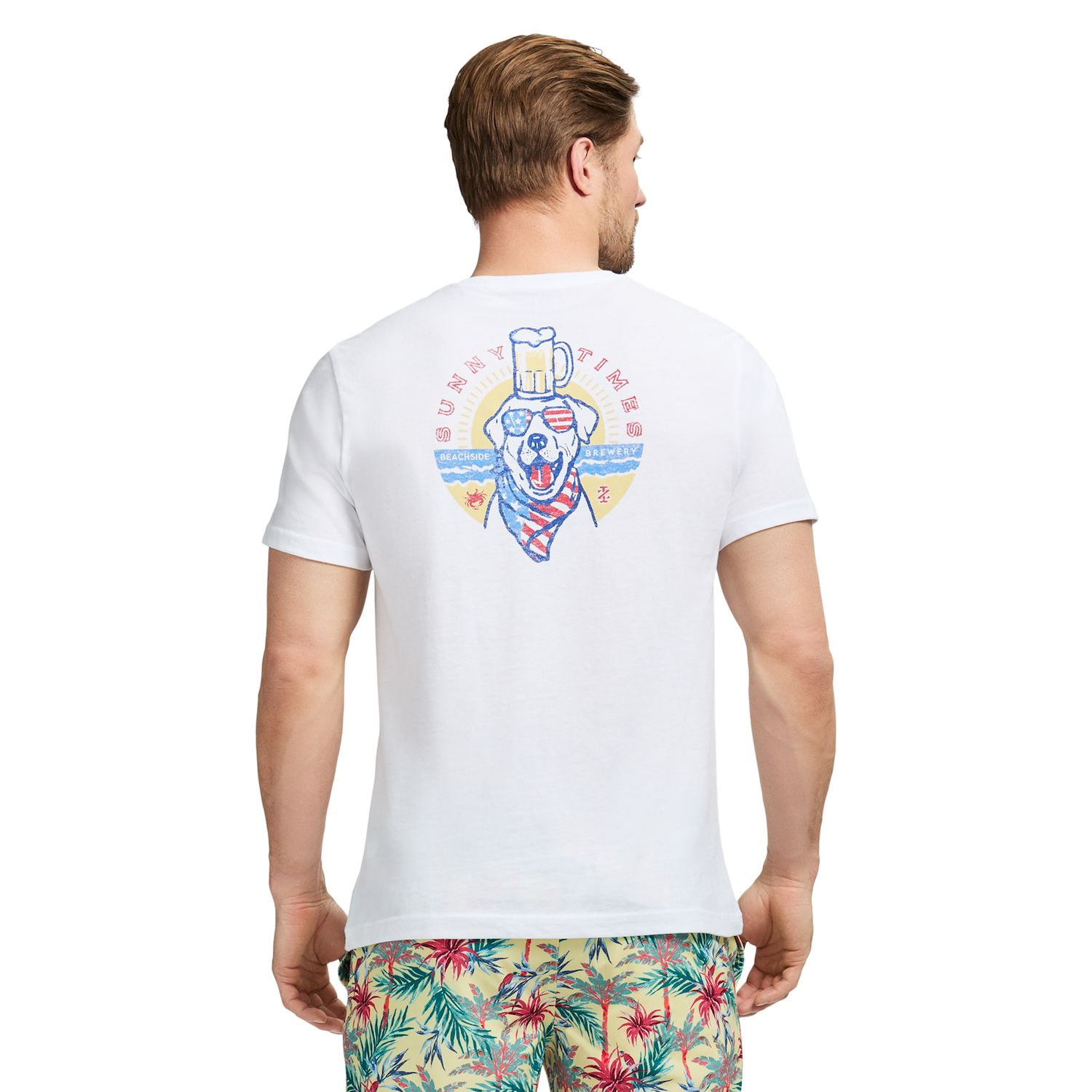★ ★ Men's Regular Fit Graphic Wash Short Sleeve Men's IZOD Saltwater Soft Wash Short Sleeve Graphic Tee