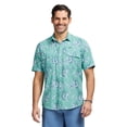 thumbnail image 1 of Men's IZOD Sunshield Performance Button Front Shirt Color: Wasabi Palm Size: M, 1 of 4