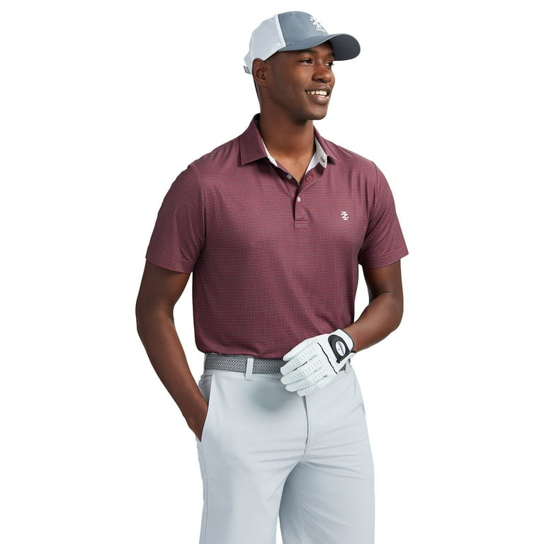 Maroon golf shorts sales