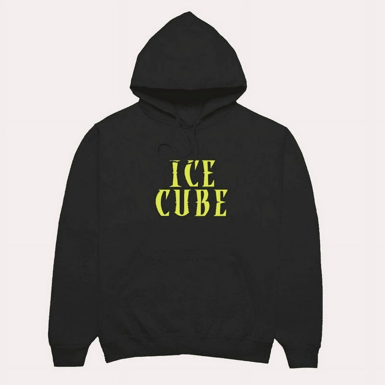 Men s Ice Cube Graphic Pullover Sweatshirt Black Small