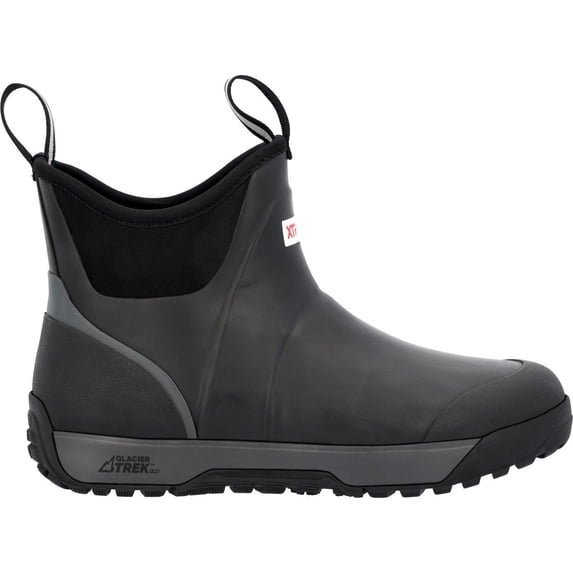 Men's Ice Fleece Lined Ankle Deck Boot, Black, Size 14(M)