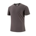 thumbnail image 1 of Men's Ice Silk Athletic T-Shirt - Active Performance Stretch Sports Tee - Breathable Quick Dry Top, 1 of 9