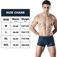 thumbnail image 1 of Men's Ice Silk Boxer Briefs Shorts Mesh Thin Soft Underwear Seamless Underpants, 1 of 23