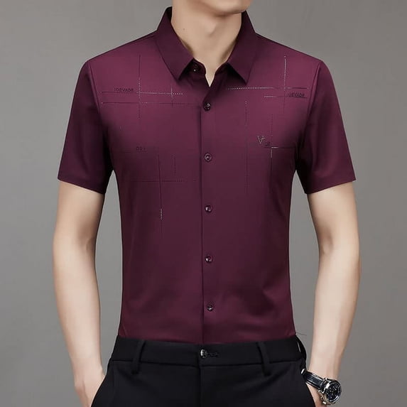 Men's Ice Silk Business Polo Shirt