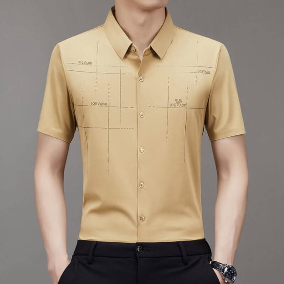Men's Ice Silk Business Polo Shirt