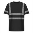 thumbnail image 1 of Men's Ice Silk Business Shirt Anti-Wrinkle Quick-Drying Solid Tee Short Sleeve Lightweight Casual Work Tops, 1 of 4