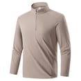 thumbnail image 1 of Men’s Ice Silk Long-Sleeve Quick-Dry T-Shirt – Sun Protection Stand Collar Outdoor Running, Cycling & Hiking Tee, 1 of 9
