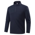 thumbnail image 1 of Men’s Ice Silk Long-Sleeve Quick-Dry T-Shirt – Sun Protection Stand Collar Outdoor Running, Cycling & Hiking Tee, 1 of 9