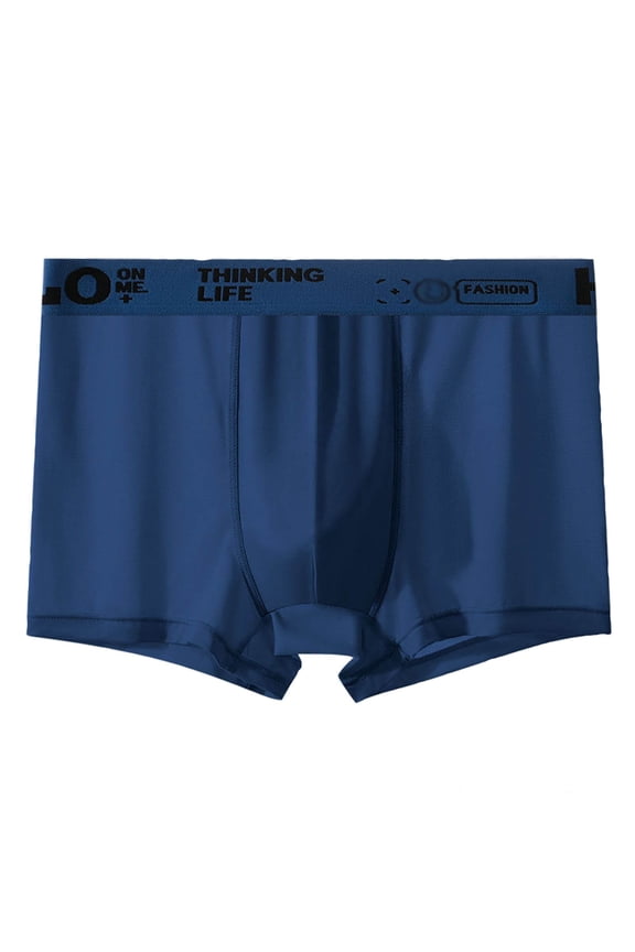 Men's Ice Silk Seamless Ice Thin Breathable Trend Shorts Underwear