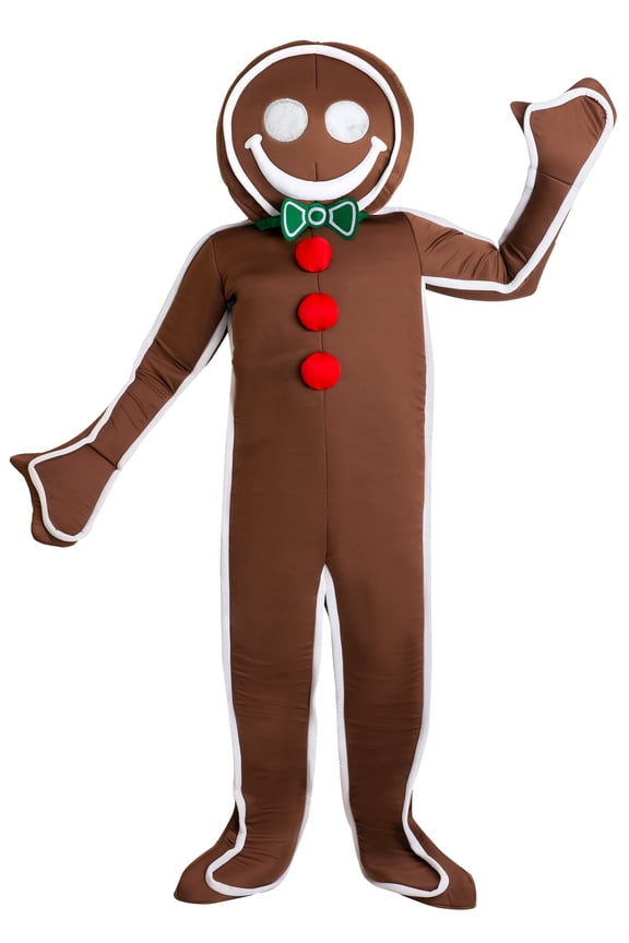 Men's Iced Gingerbread Man Costume