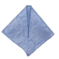 thumbnail image 1 of Men’s Imperial Dusty Blue Formal Satin Pocket Square by Spencer J’s Signature Satin Collection, 1 of 1